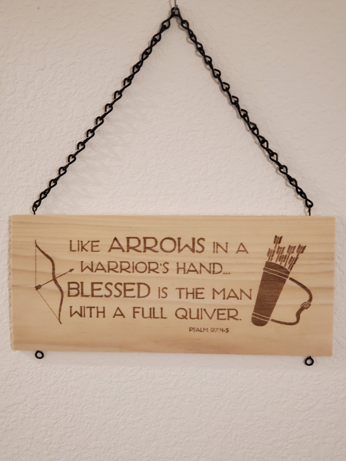 Like Arrows in a Warriors Hand Sign