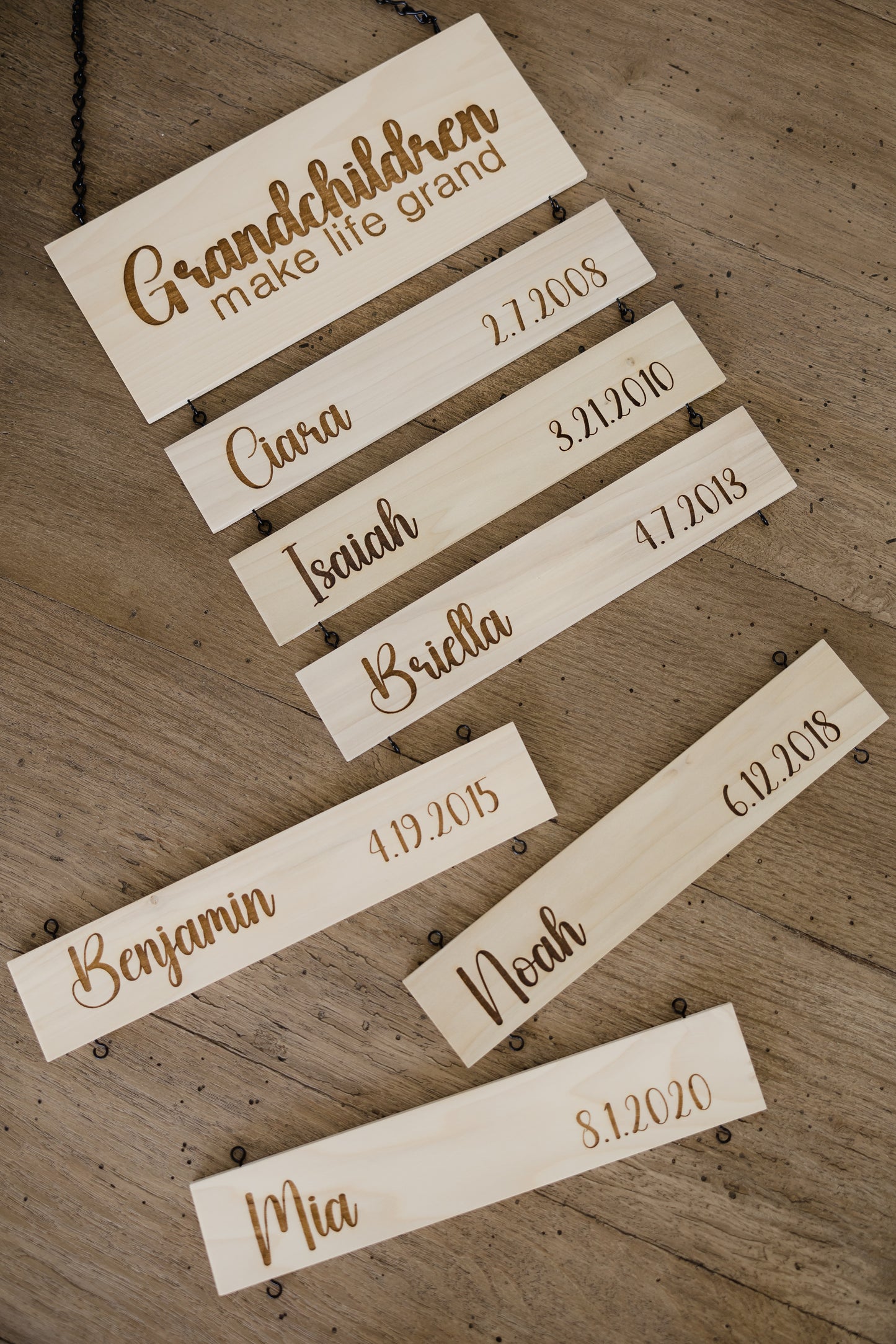 Grandchildren Make Life Grand Wall Sign