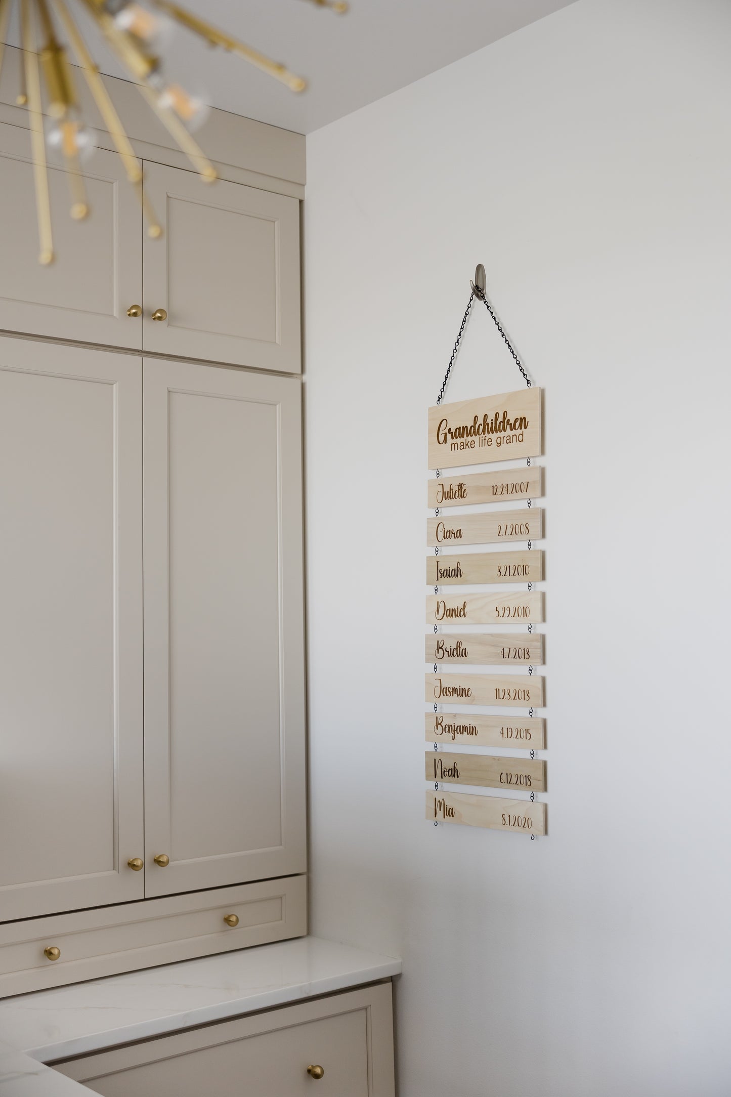 Grandchildren Make Life Grand Wall Sign